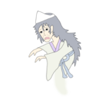 血色の悪い<br>幽霊